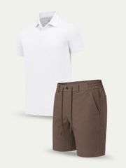 Core Summer Set - White / Brown