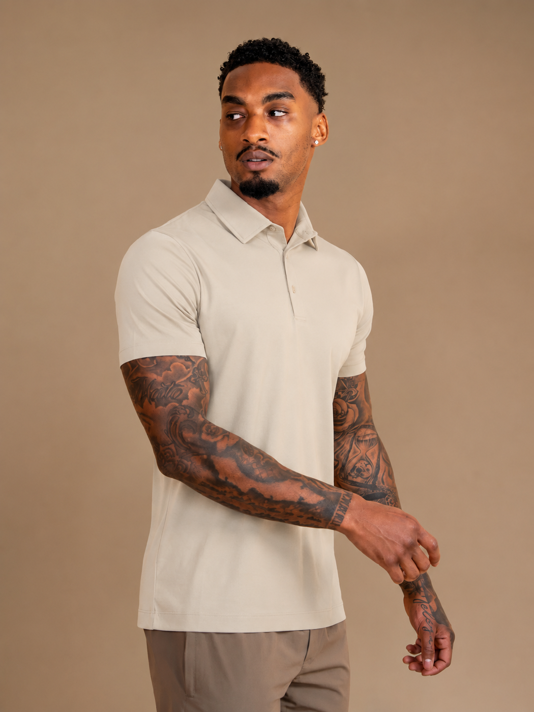 Lux Cargo Set - Beige / Black
